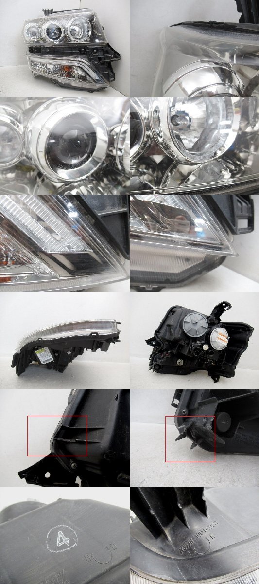 【即決有】 ホンダ N-BOX カスタム エヌボックス JF1 JF2 前期 純正 右 ヘッドライト HID バラスト付 KOITO 100-62038 (n093544)_画像2