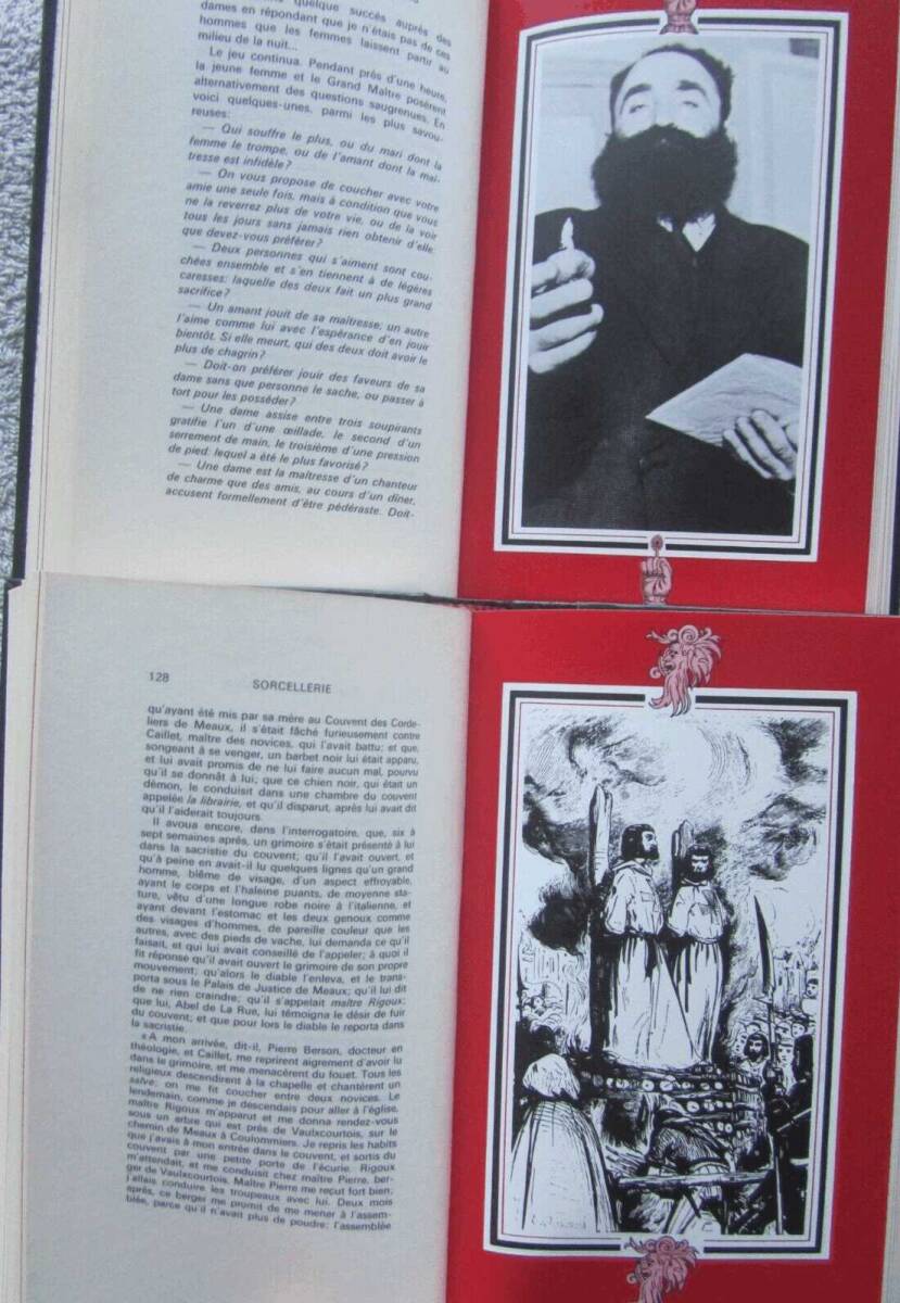 仏現代オカルト本2冊/パリの黒ミサや秘密結社・フランスの黒魔術や悪魔崇拝/Saint-Clair de 1974年_画像9