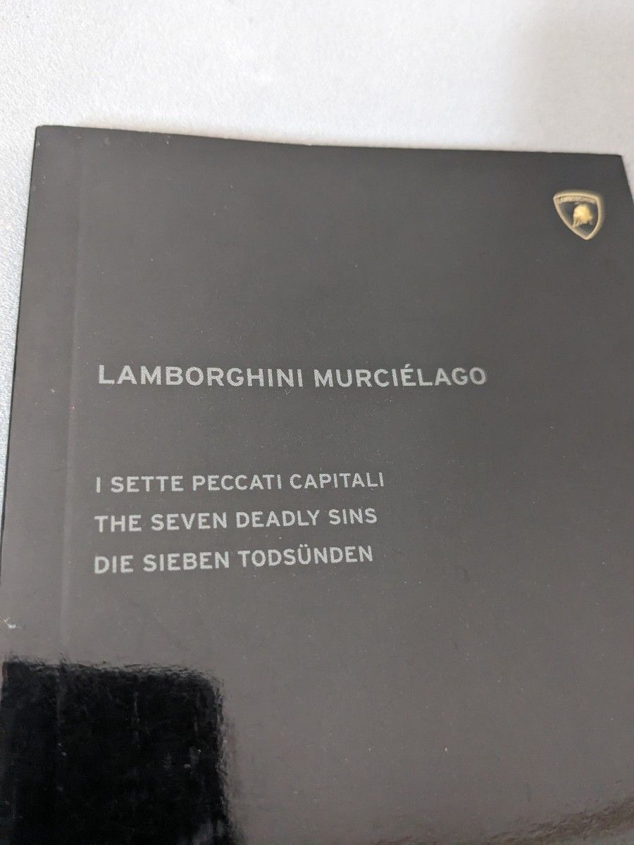ランボルギーニ　ムルシエラゴ　(LAMBORGHINI　MURCIELAGO)　カタログ　全60ページ　137×103mm