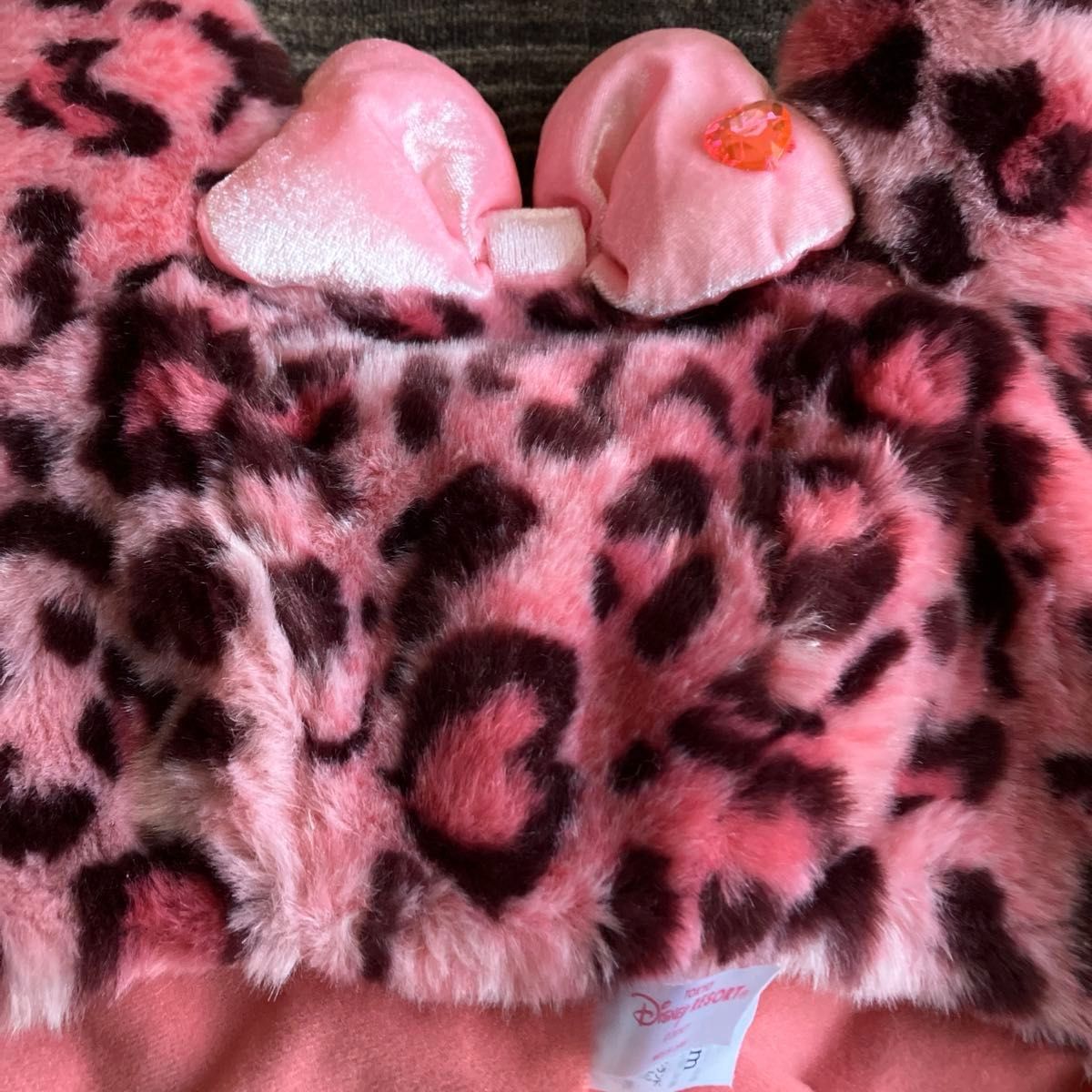 あまりりす様専用】ディズニー ファンキャップ ヒョウ柄 ピンク あまりりす様専用】ディズニー ファンキャップ ヒョウ柄 ピンク