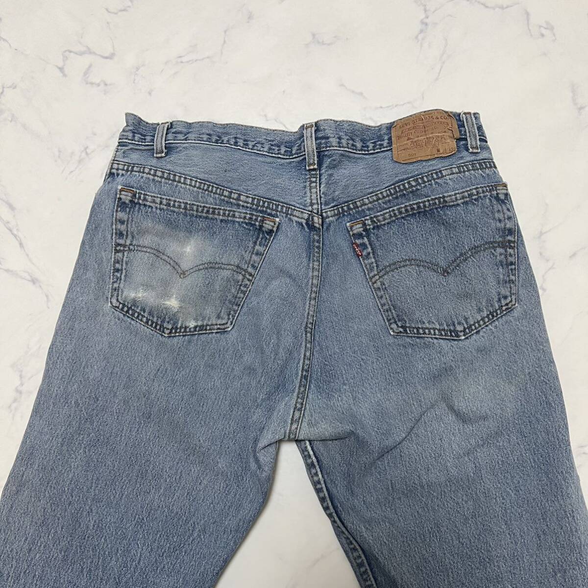 90s Levi\'\'s USA made Levi's 501 38×32 Denim pants jeans ji- bread 006 color ..hige old clothes Vintage 