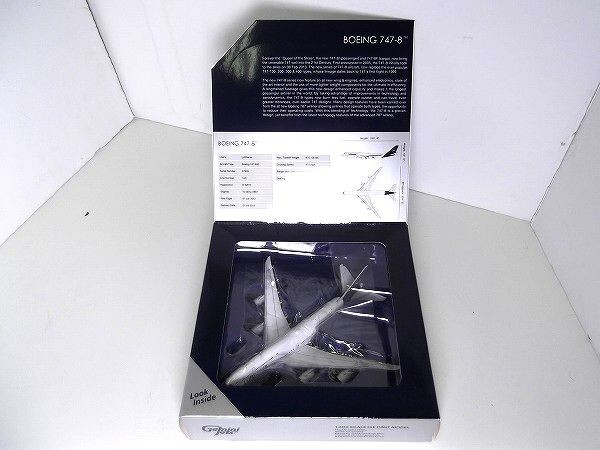 【美品】Gemini Jets/ジェミニジェッツ 1:400スケール Lufthansa Boeing747-8 D-ABYC/ボーイング 747-8i ルフトハンザ航空/60サイズ_画像1