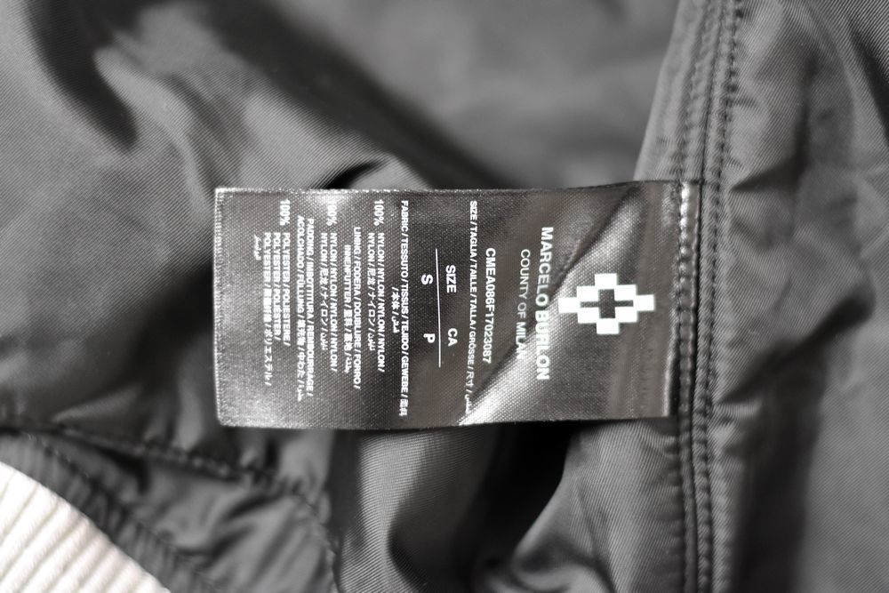 マルセロバーロン×アルファインダストリーズ MA-1 グレー×ブラック