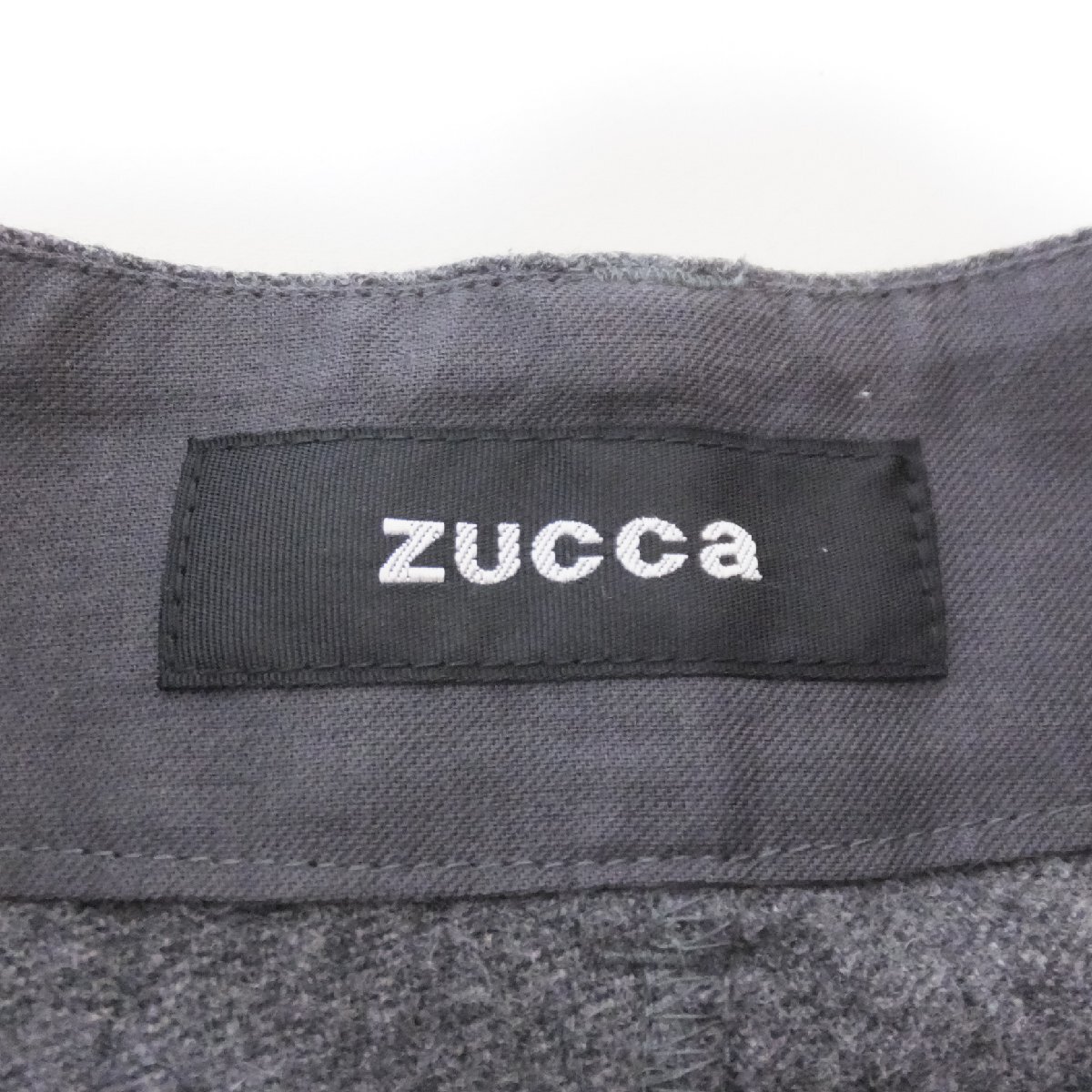 s635　zucca　ズッカ　グレー　キュロット　ガウチョパンツ　S　_画像4