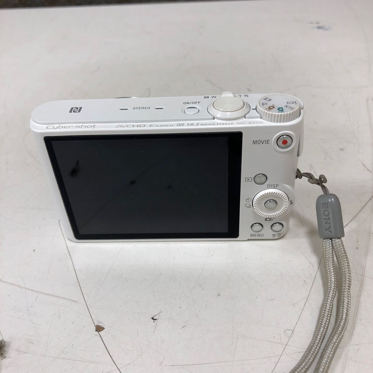 【中古品】3-36 SONY ソニー Cyber-shot DSC-WX350 コンパクトデジタルカメラ ホワイト _画像3