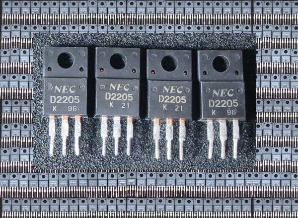 トランジスタ 2SD2205 NEC NPN型 4個 1パック 70円 Si-N-Darl+Di ？（VCBO 150V),（VCEO 100V),（IC 8A),不明 半導体 部品 工作 その17_総合評価100以下の方は注意事項を読み理解