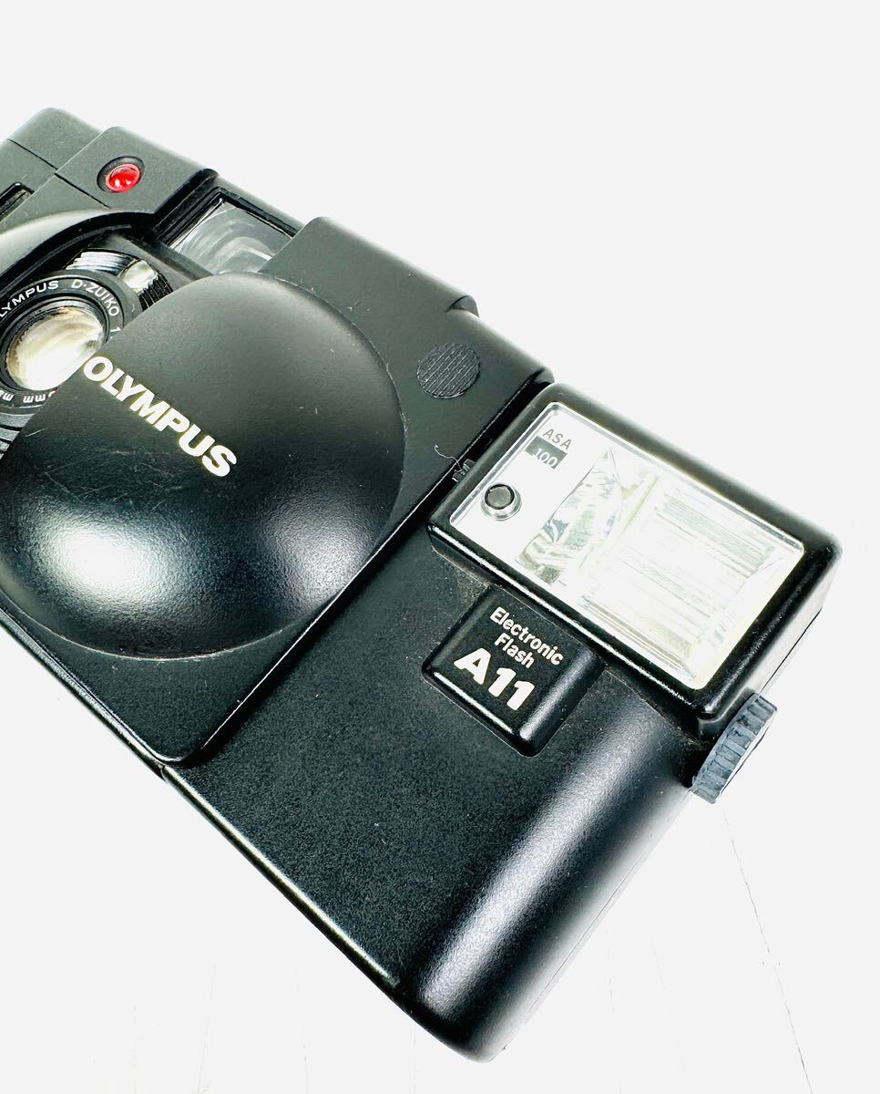 OLYMPUS オリンパス コンパクト フィルムカメラ XA2 +フラッシュ A11_画像3