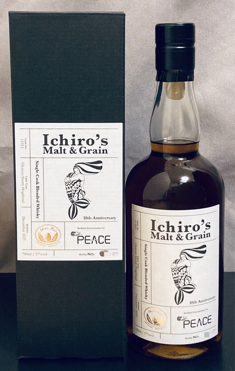 イチローズモルト シングルカスク オロロソシェリー Bar Peace イチローズモルト シングルカスク オロロソシェリー Bar Peace