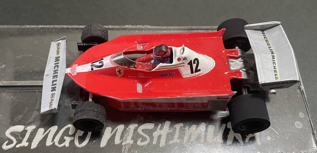 1/32 スロットカー 完成品 フェラーリ312T3 G.ヴィルヌーヴ仕様の画像8