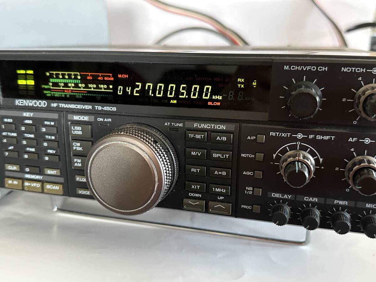 ★ KENWOOD ケンウッド TS-450S 130W ゼネカバ改造 本体 電源ケーブル 取説(コピー)のみ ★