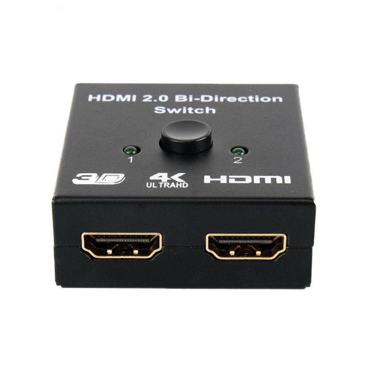 HDMI 4K対応セレクター 切替器 2入力1出力 1入力2出力