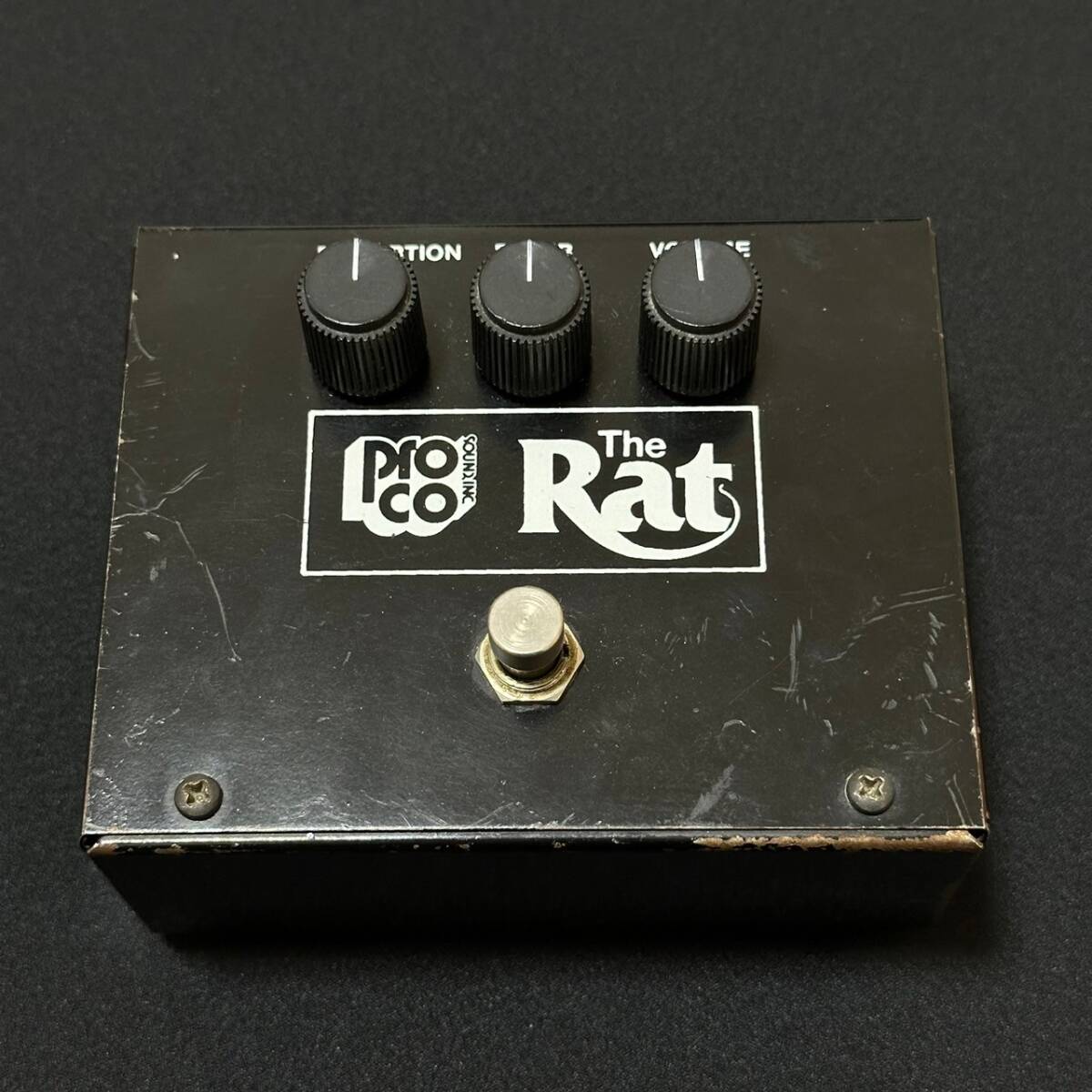 ★希少★動作確認済★ Proco RAT 1981 vintage ラージラット large box プロコ ラット ヴィンテージ Distortion ディストーション_画像2