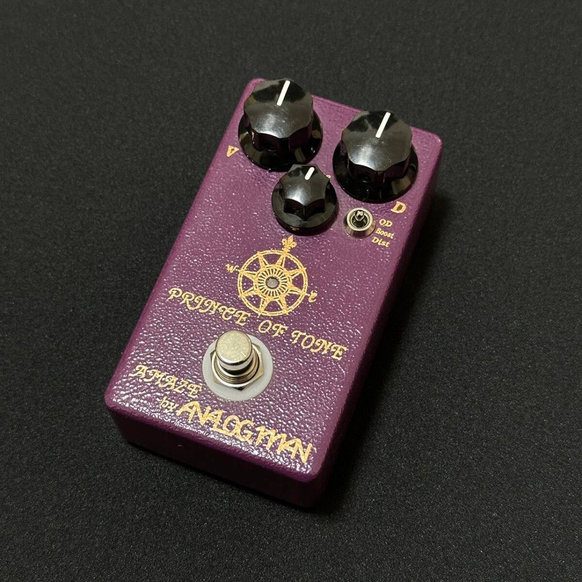 ★1円スタート★ Analogman Prince of Tone Overdrive Distortion アナログマン プリンスオブトーン オーバードライブ ディストーションの画像2