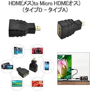 HDMI変換アダプタ コネクター 4種類セット HDMIケーブルコネクタアダプターキット HDMI 接続 変換 延長 コネクタ_画像3