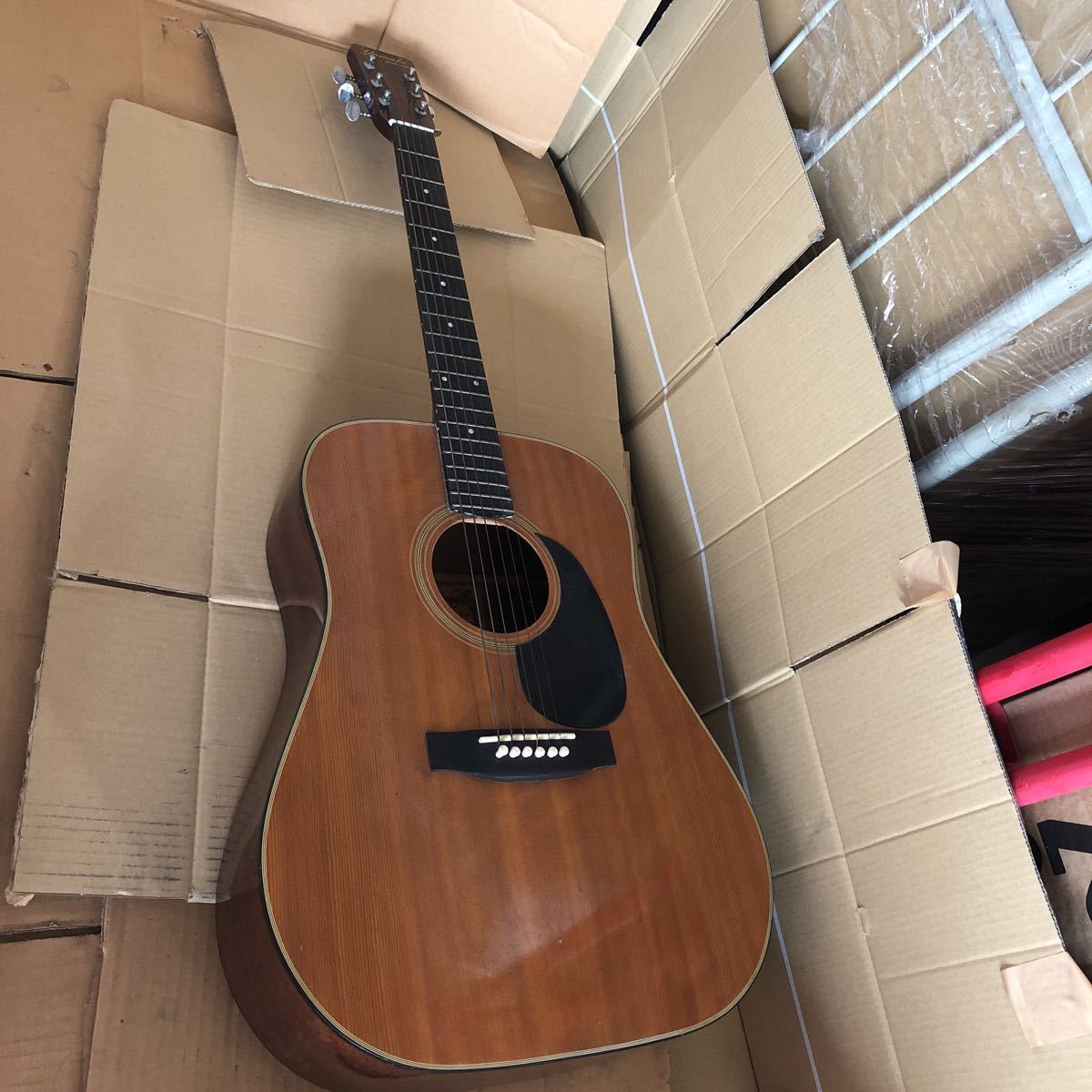 (107)YAMAKI Deluxe FOLK No.115 Acoustic Guitars アコースティックギター ヤマキの画像1