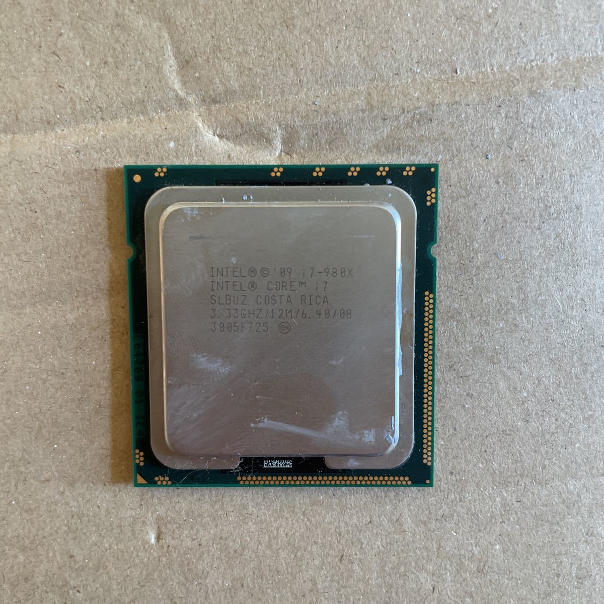 （025）Intel Core i7 980X 3.33GHz SLBUZ _画像1