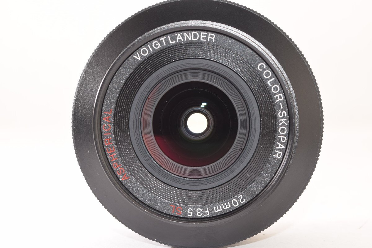 ★極上品★ Voigtlander フォクトレンダー COLOR-SKOPAR 20mm F3.5 SL II Aspherical for Canon EF 2403111_画像4