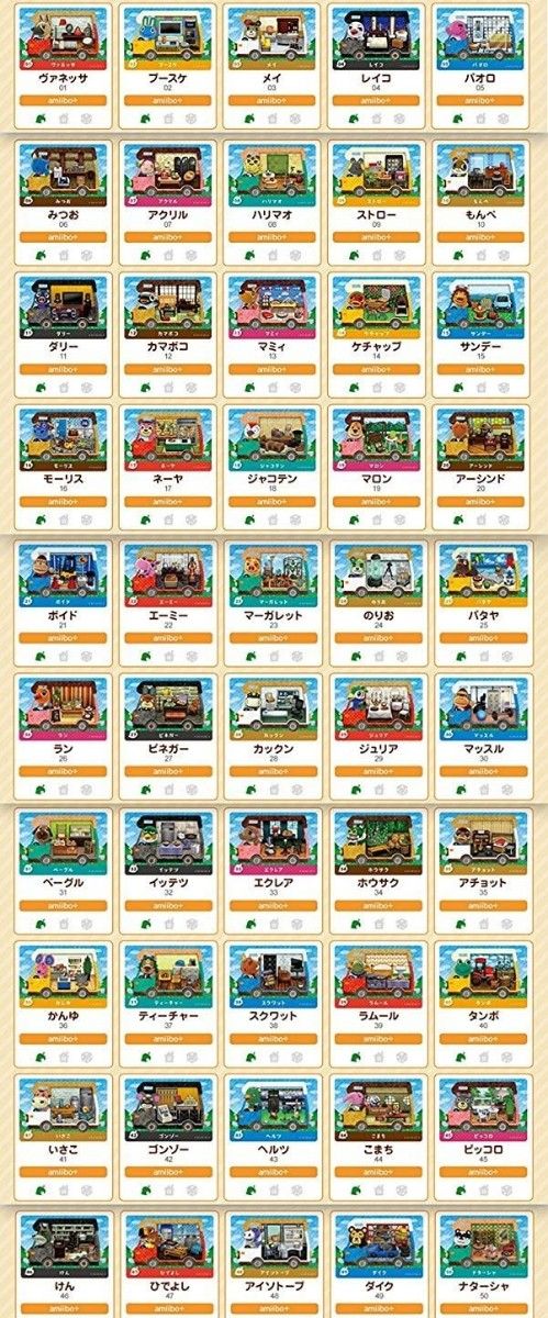 amiiboカード どうぶつの森 全弾フルコンプセット|Yahoo!フリマ amiiboカード どうぶつの森 全弾フルコンプセット|Yahoo!フリマ