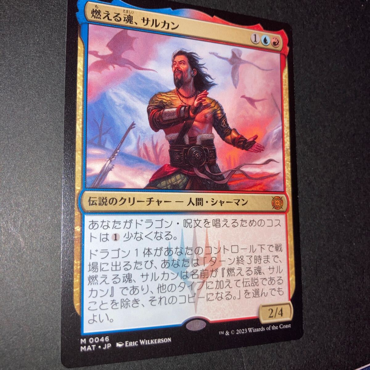 燃える魂 サルカン ギャザリング mtg 機械兵団の進軍   決戦の後にの画像1