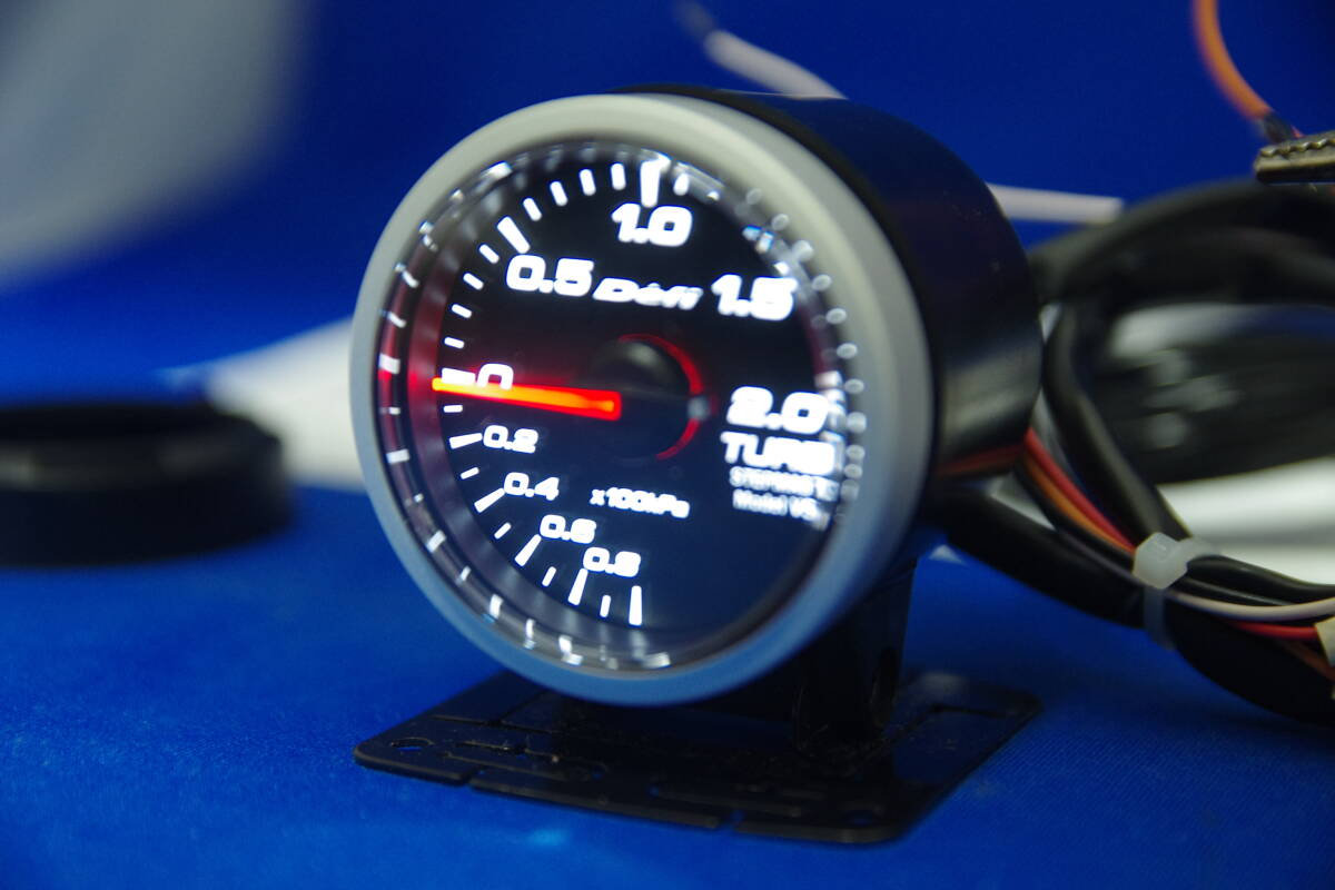  rare records out of production Defi ho wai tracer gauge meter 52mm boost controller Defi White Racer Gauge single unit drive model turbo-meter BOOST DF6506