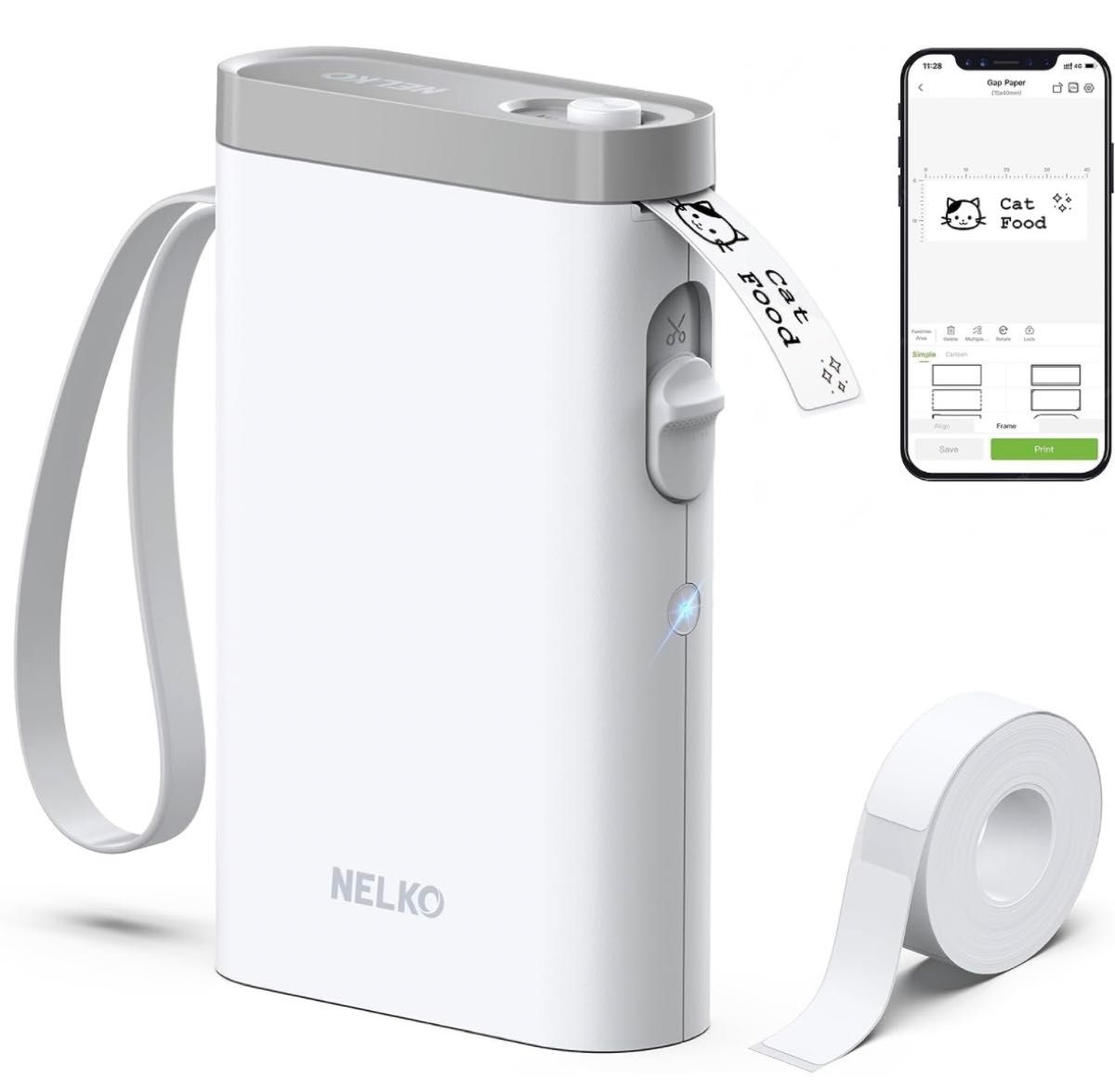 Nelko P21 ラベルライター Bluetooth接続多機能日本語説明書