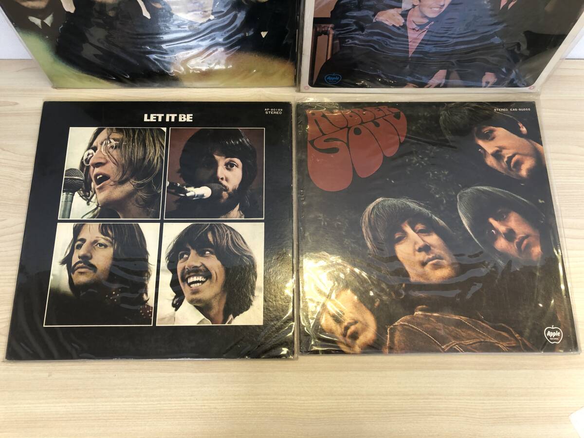 《6295》The Beatles ビートルズ レコード4枚セット / Please Please Me ・ LET IT BE ・ FOR SALE ・ RUBBER SOUL /_画像3