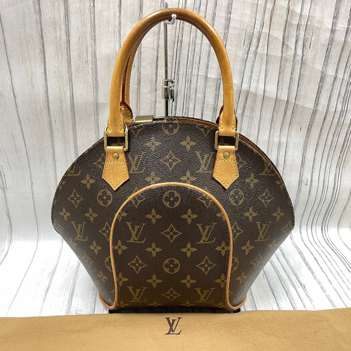 m002 mise(100)1円～ LOUIS VUITTON ルイヴィトン モノグラム エリプスPM M51127 ハンドバッグ カバン 鞄 レディース 保管袋付き_画像1