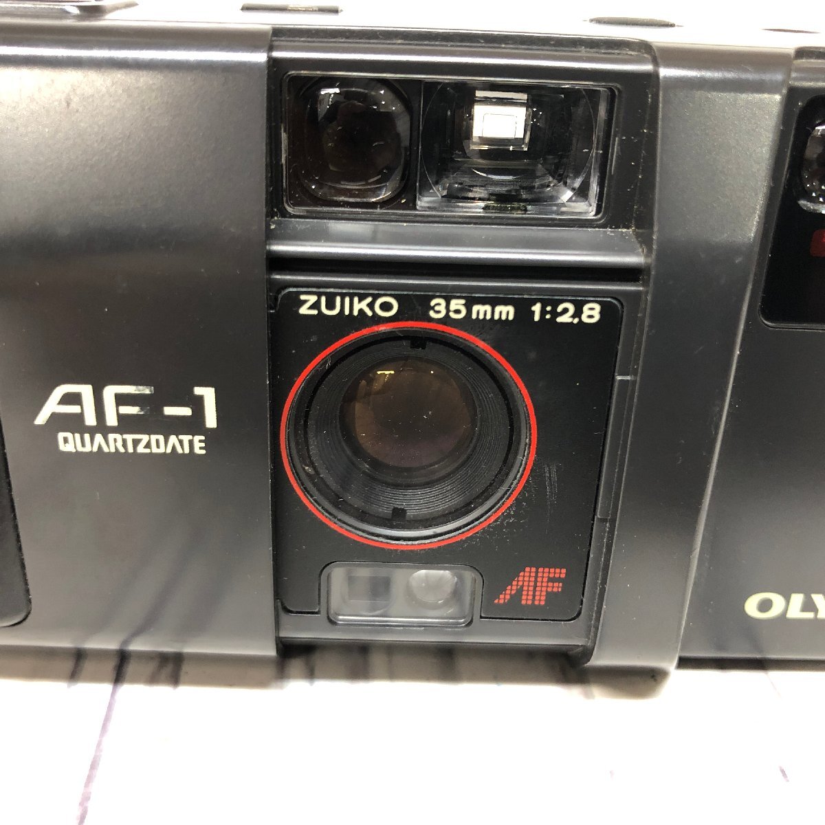 m001 Z2(60) OLYMPUS オリンパス AF-1 クォーツデイト 35mm 1:2.8 オートフォーカスカメラ コンパクトフィルムカメラ ジャンク ZUIKO_画像2