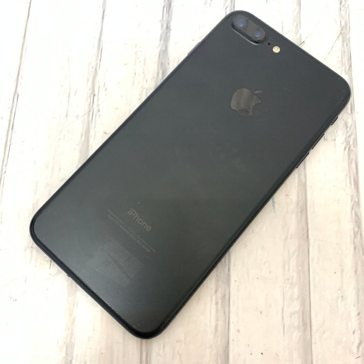 s001 A3.1 docomo Apple iPhone7plus ブラック A1785 32G 初期化済み 動作品 白ロム_画像1