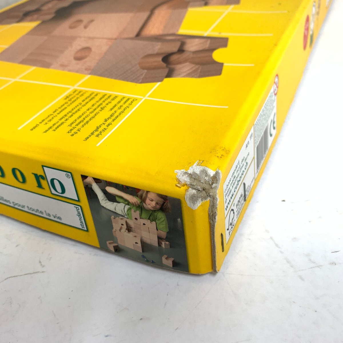 f001 O CUBORO キュボロ スタンダード 54ピース 木製/積み木/立体パズル/知育玩具 ビー玉1個 旧パッケージの画像8