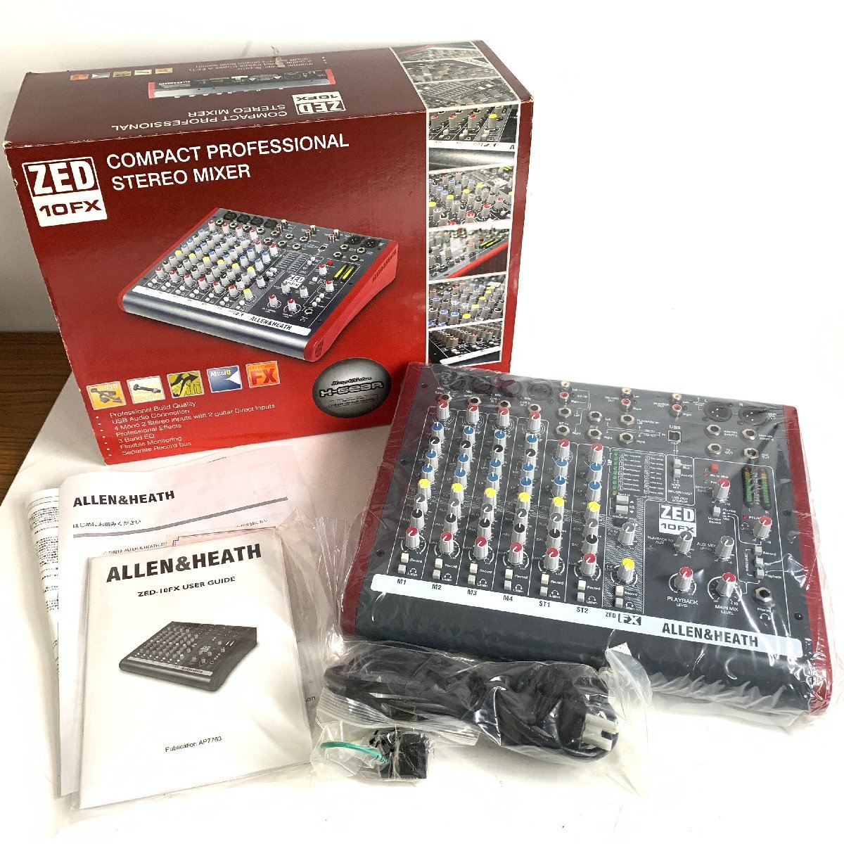 f001 E 未使用保管品 ALLEN&HEATH ZED 10FX アレンアンドヒース アナログミキサー 音響機材/オーディオ_画像1