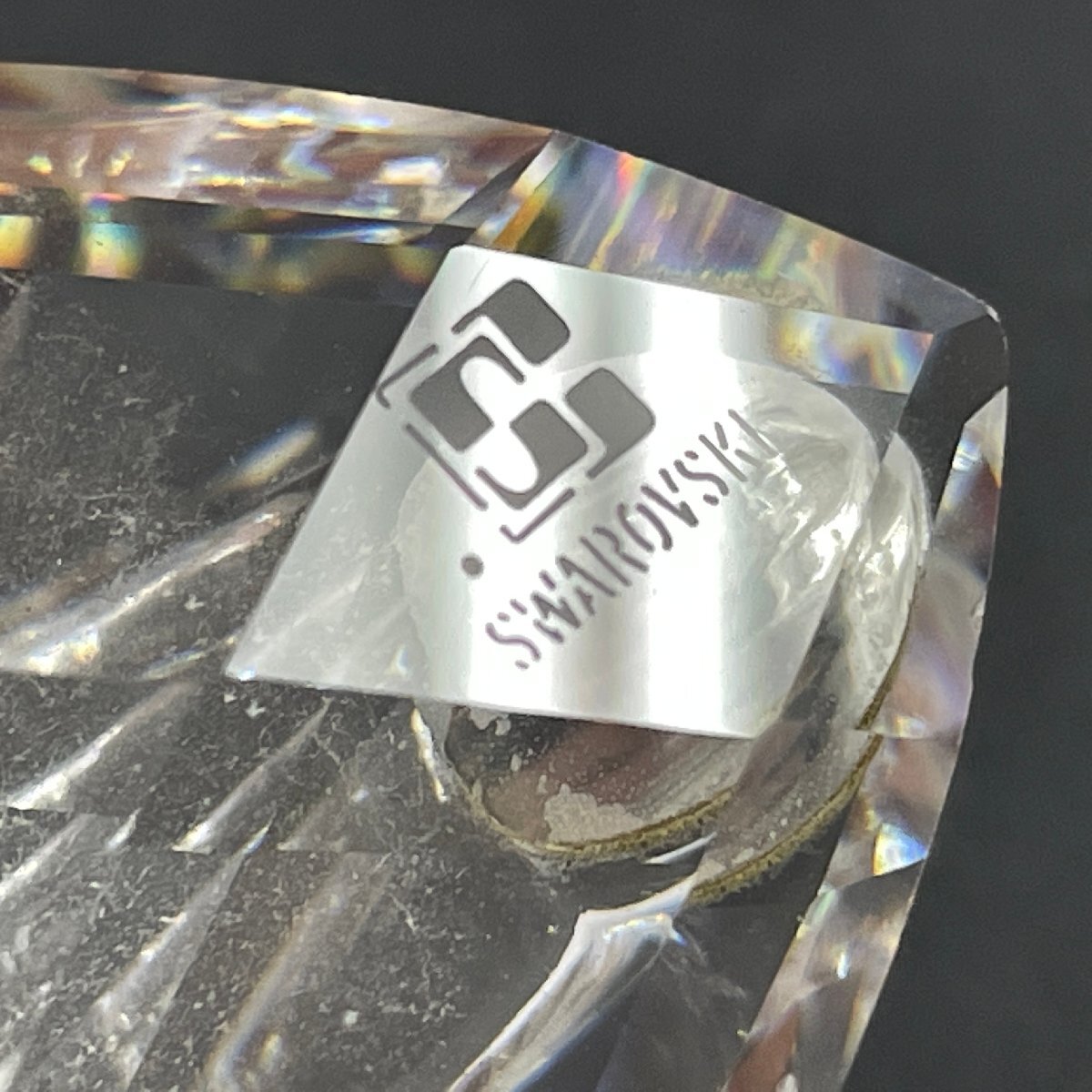 m002 D1(60) SWAROVSKI スワロフスキー フィギュリン スワン 鶴 置物 クリスタル 硝子 ガラスの画像7