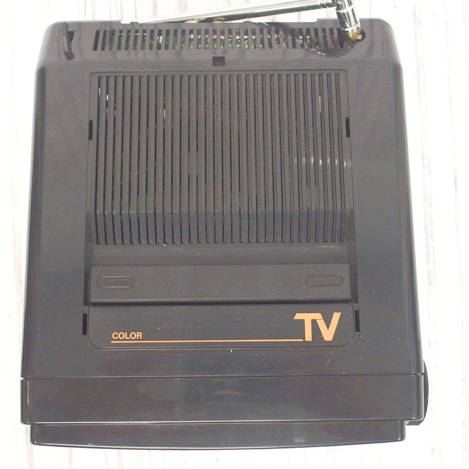 f002 KAIDAN JAXON/ジャクソン 6インチポータブル・カラーテレビ ITV-690 ジャンク品_画像3