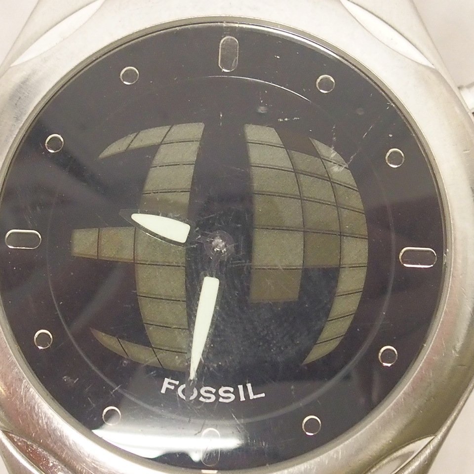 f002 Z3 135.フォッシル FOSSIL JR-8094 メンズ腕時計 アナデジ クォーツ 正規ベルト 電池交換済み 宅急便コンパクト_画像2