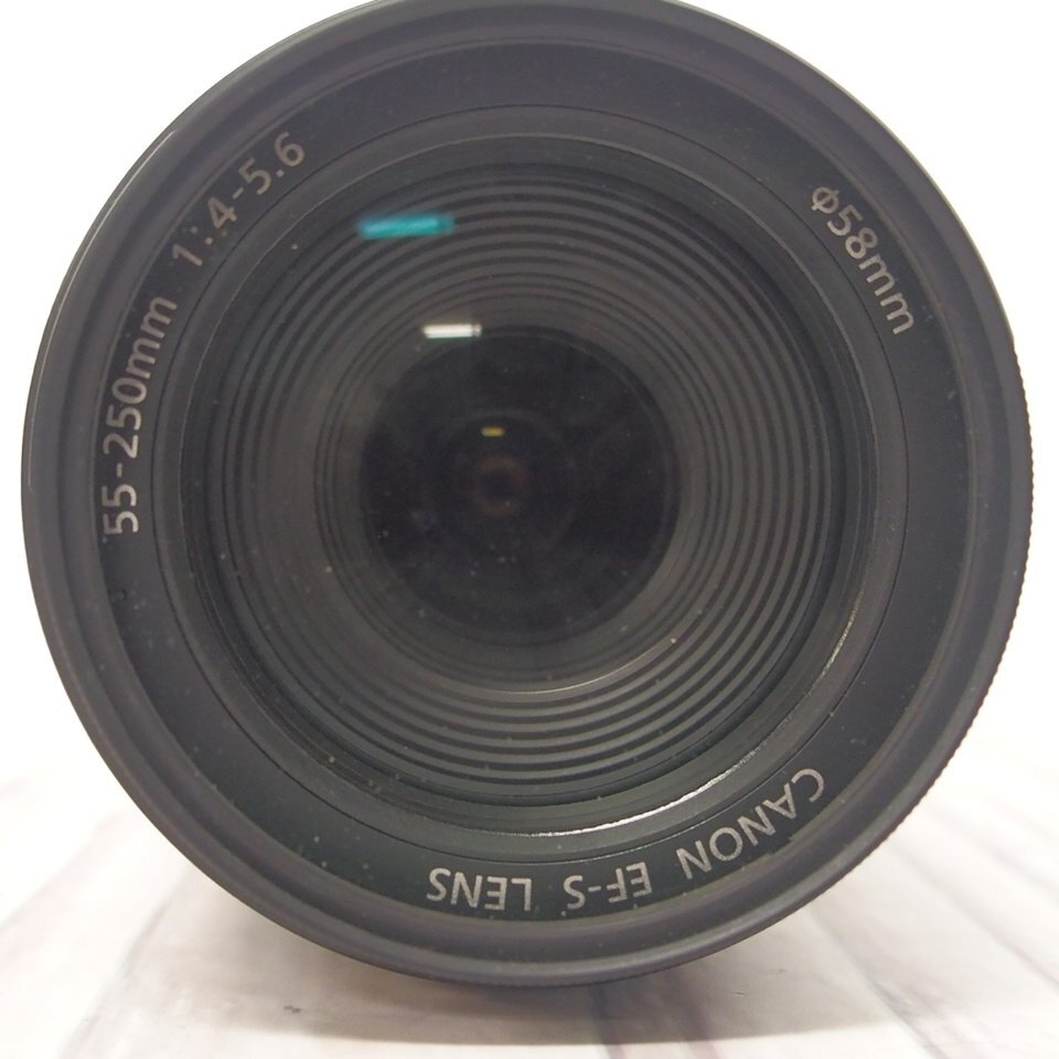 f002 B2 キャノン Canon EOS Kiss X2 DS126181 デジタル一眼レフ/CANON ZOOM LENS EF-S 18-55mm 1:3.5-5.6 付属品 通電OK バッグ付き_画像7