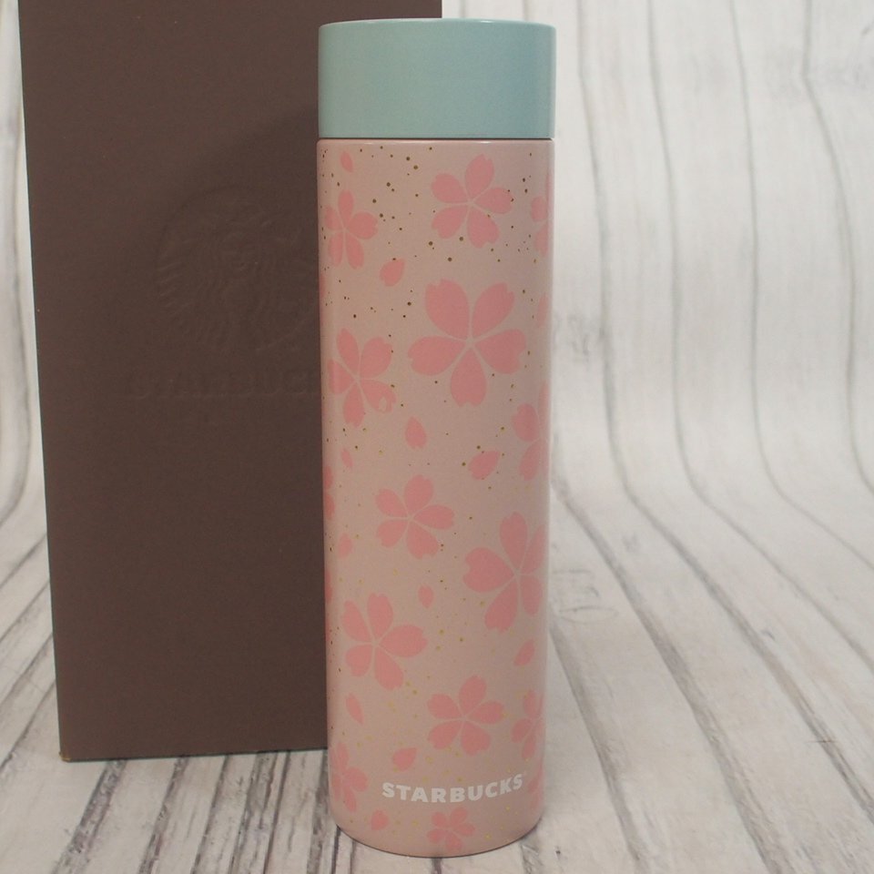 f002 A4 4 スターバックス　STARBUCKS 桜 さくらSAKURA ステンレスタンブラー　水筒　マイボトル　TO GOカップタンブラー_画像1