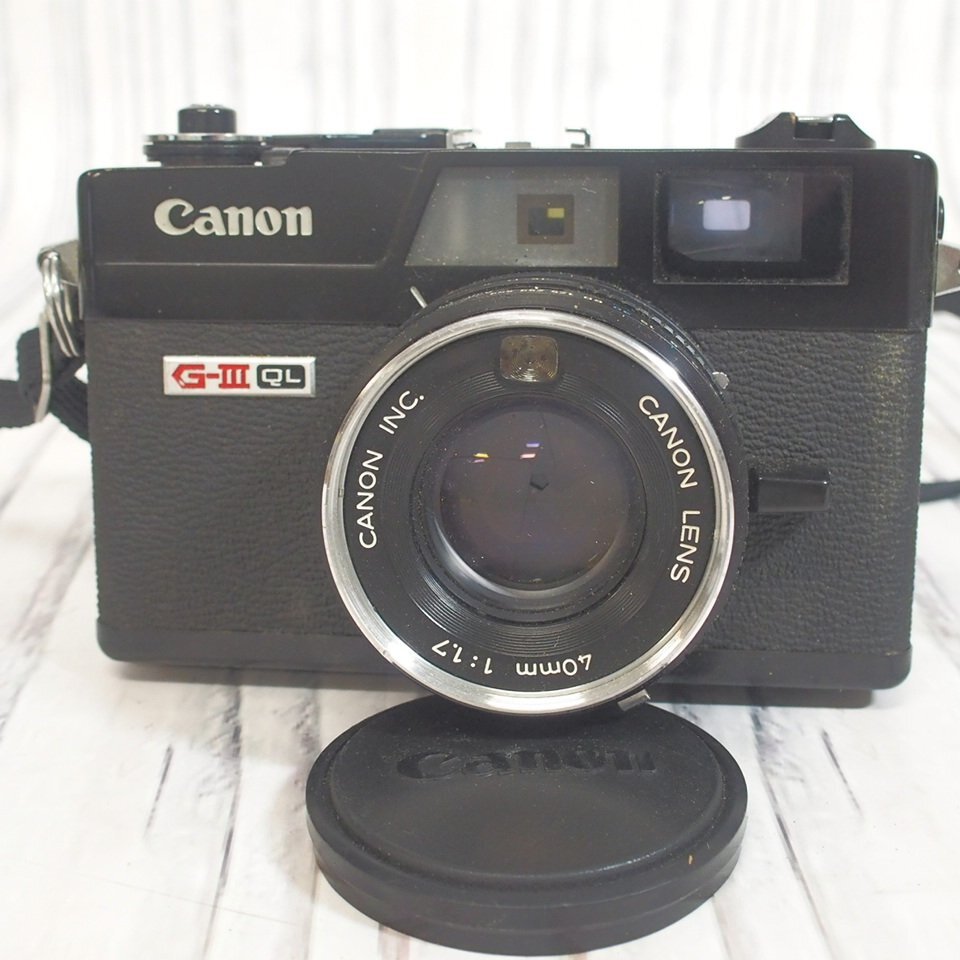 f002 Y3 Canon キャノン Canonet QL17 G-III QL レンジファインダー フィルムカメラ/CANON LENS 40mm 1:1.7 動作未確認 ジャンク_画像1