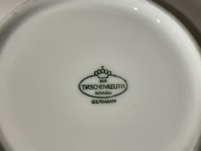 ★TIRSCHENREUTH BAVARIA/ティルシェンロイト ババリア★カップ&ソーサー 2客/ペア★GERMANY/ドイツ製★花柄 洋食器_画像10