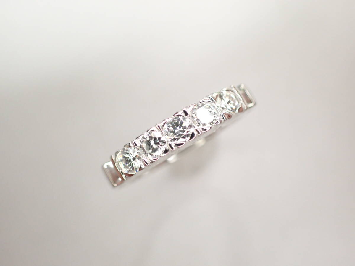 6/美品 ミキモト Pt950 ダイヤ計0.33ct リング 指輪_画像3