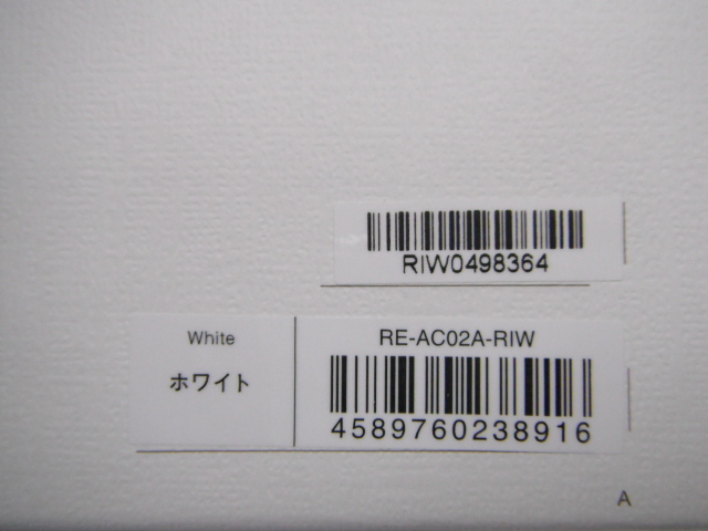 未使用品 リファビューテック ストレートアイロン RE-AC02A ホワイト_画像5