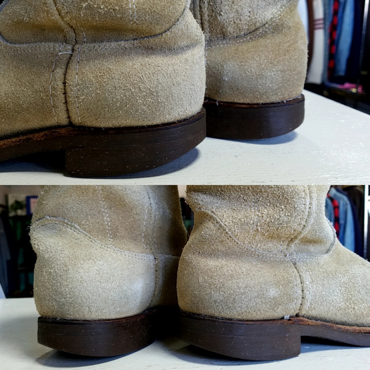 215 92年製 レッドウィング REDWING 8188 スエード ペコスブーツ 215 92年製 レッドウィング REDWING 8188 スエード ペコスブーツ