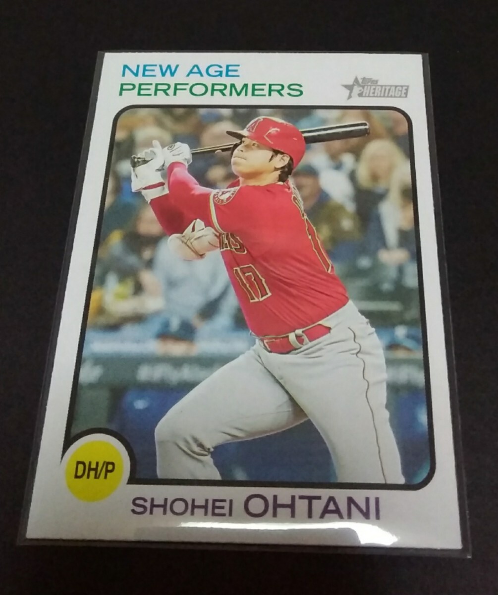 MLB 2022年topps Heritage 大谷翔平(エンゼルス)インサート。NEW AGE PERFORMERS No,NAP-4。_画像1