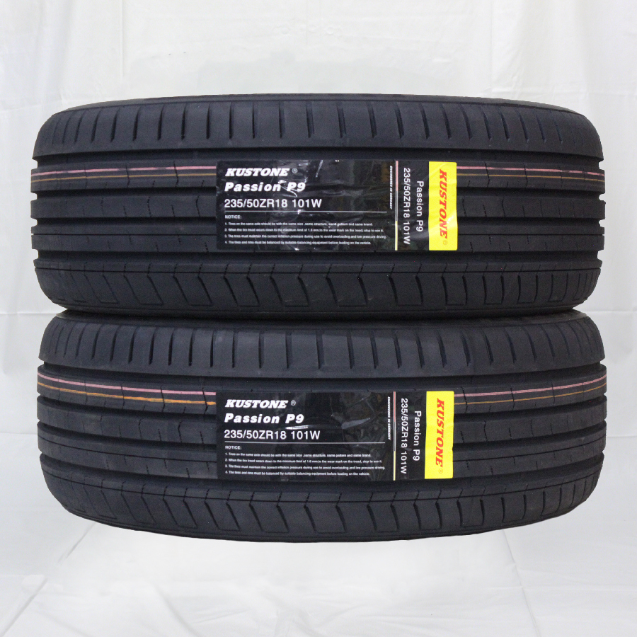 235/50R18 101W XL KUSTONE PASSION P9 24年製 送料無料 2本税込 \15,400 より 2_画像1