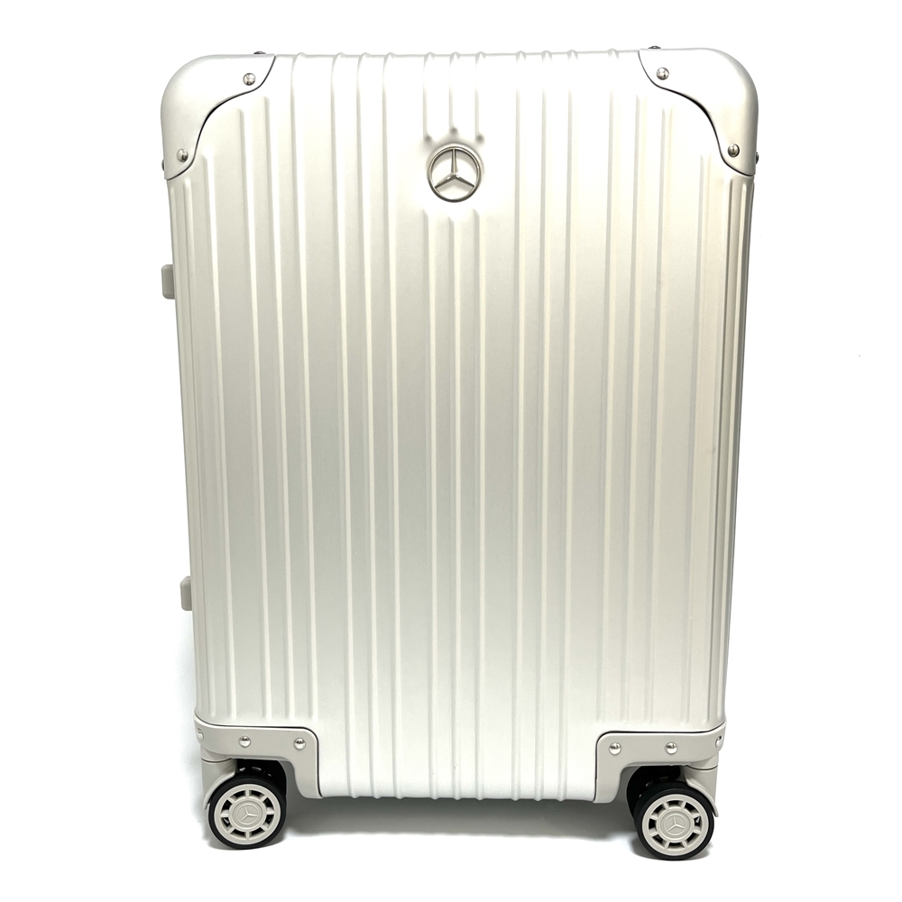【Mercedes-Benz】 メルセデスベンツ スーツケース キャリーケース シルバー 　4.2Kg　32リットル　17639　USED：S　【着払い】