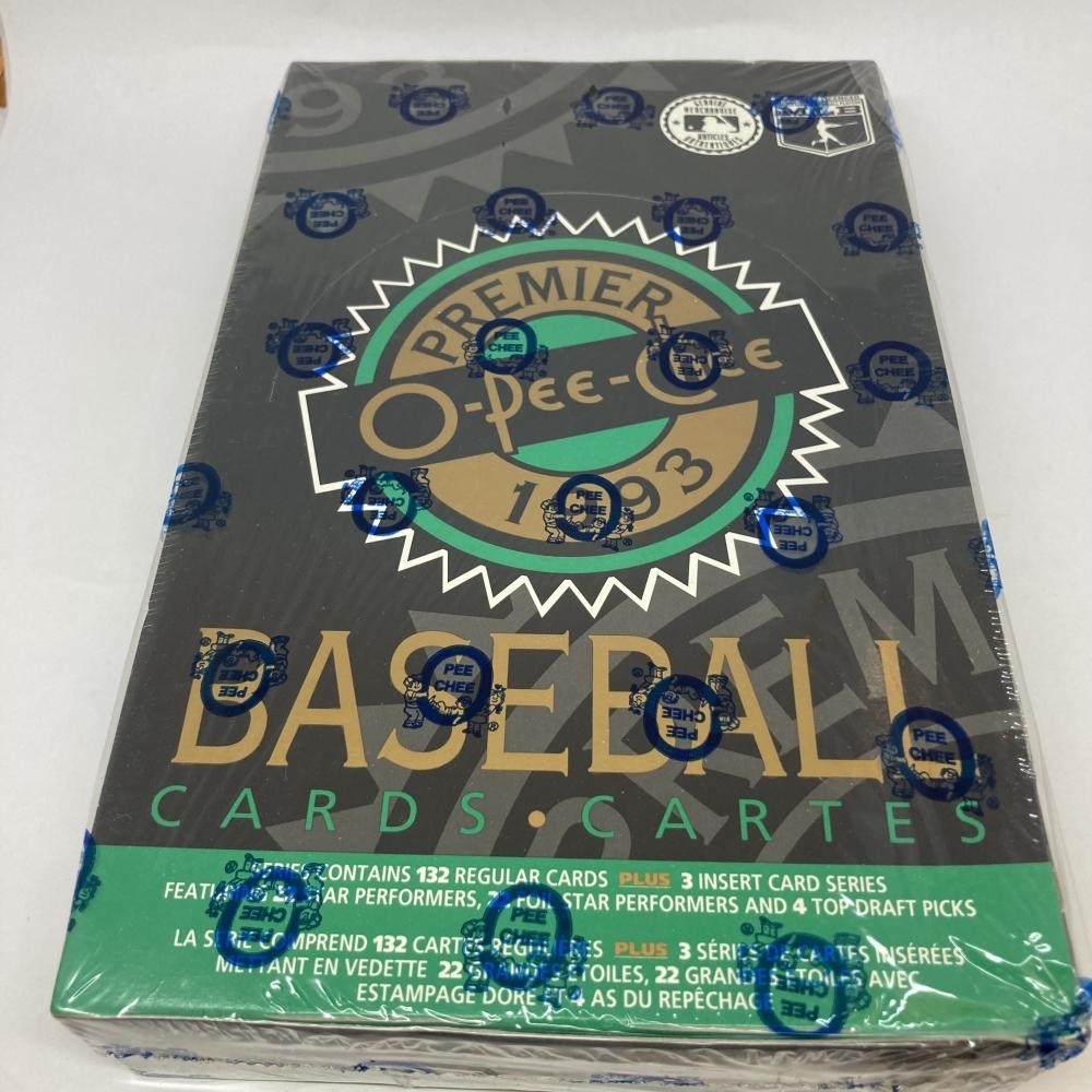 プランと料金 PREMIER 1993 O-PEE-CEE】オーピーチー BASEBALL CARTE CARDS ボックス