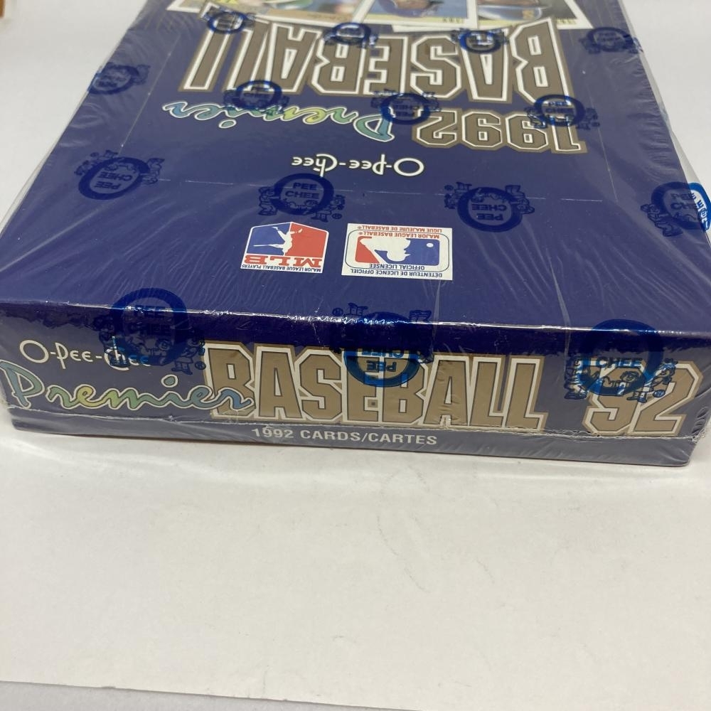 豊富な商品から BASEBALL PREMIER 1992 O-PEE-CEE】オーピーチー CARDS 13787 CARTE ボックス