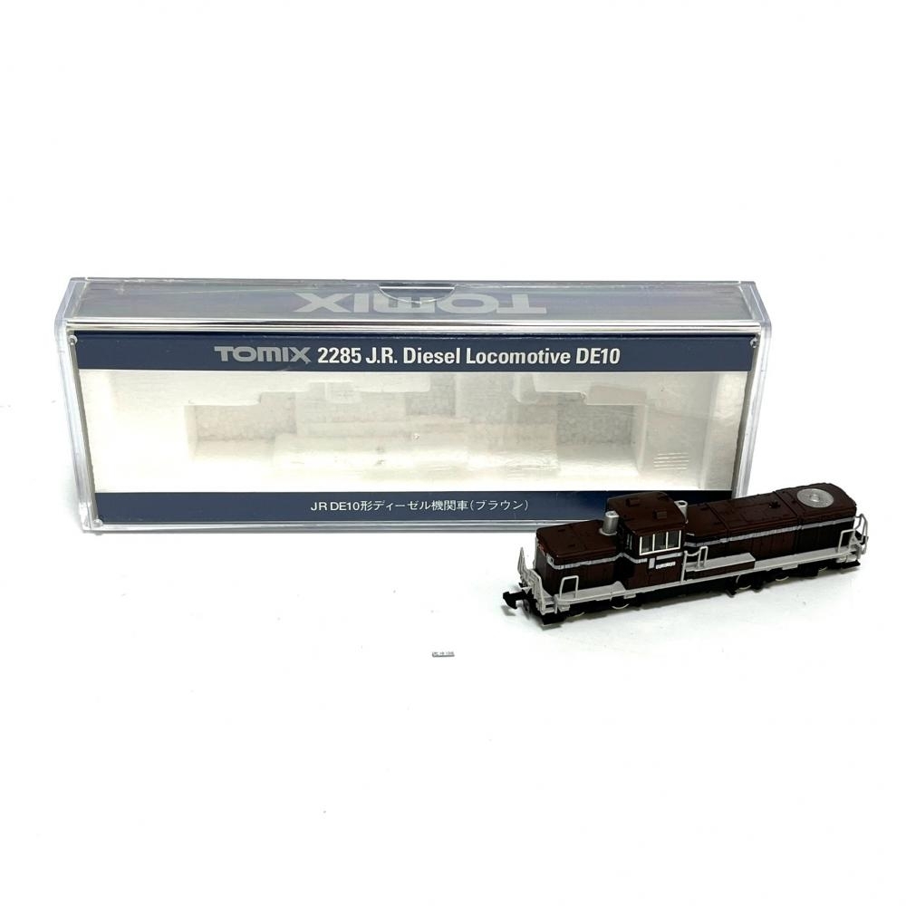 【ジャンク品】TOMIX TOMY 2285 DE10 ディーゼル機関車 ブラウン Nゲージ 鉄道模型 JR　17309_画像1