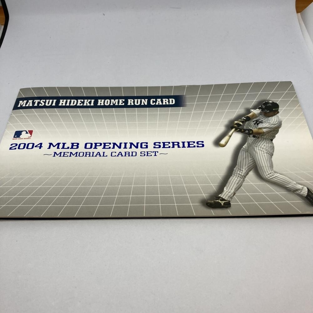 最高級 2004 HIDEKI アッパーデックMATSUI MLB MEMORIAL SERIES OPENING 2002年~