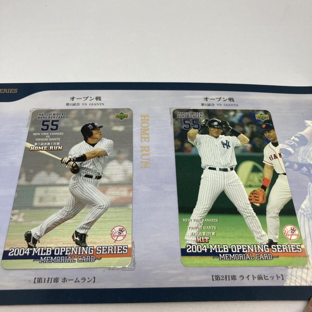 人気特価激安 アッパーデック MATSUI HIDEKI 2004 MLB OPENING SERIES 2002年~