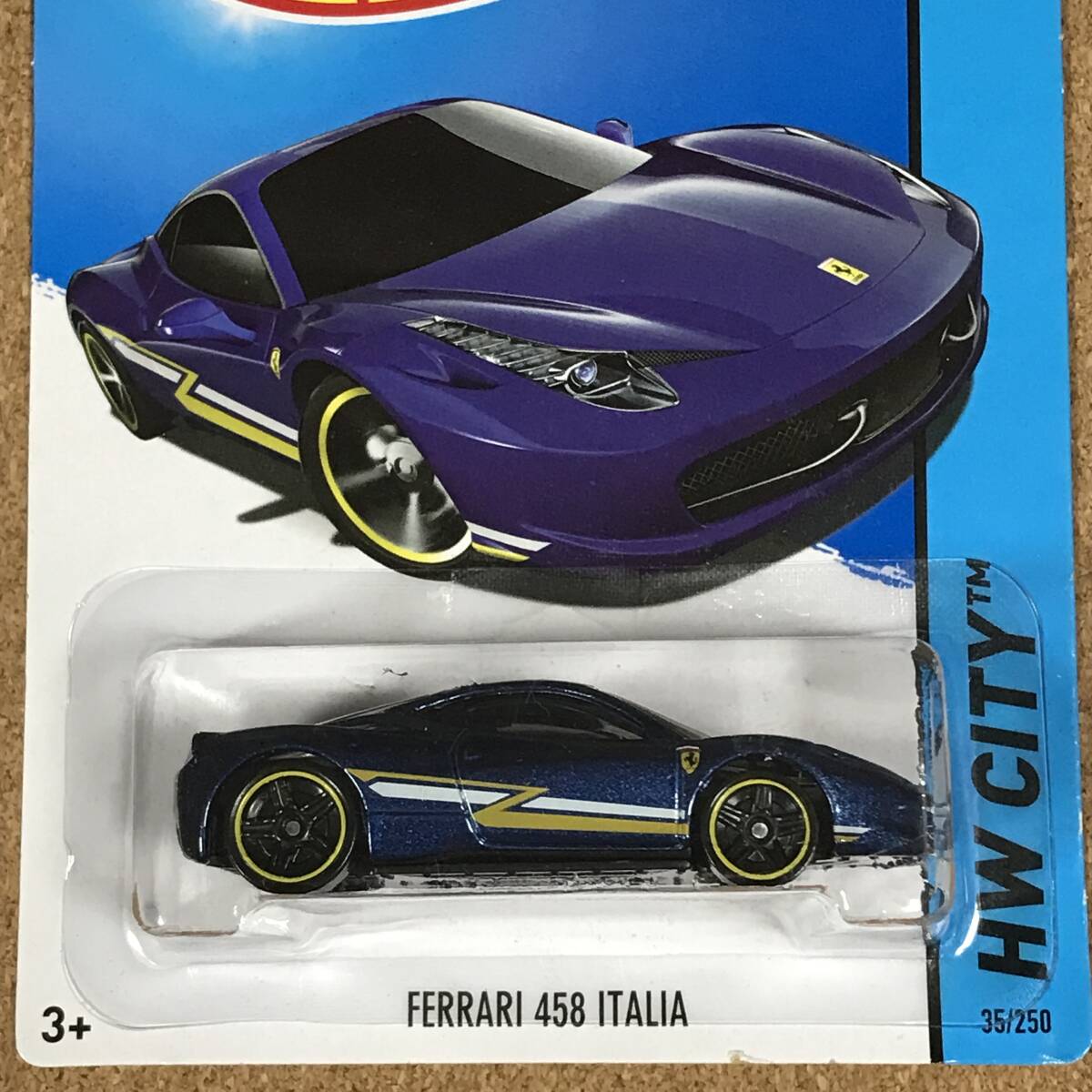 [35B] FERRARI 458 ITALIA, フェラーリ, ベーシックカー【ホットウィール】_画像1